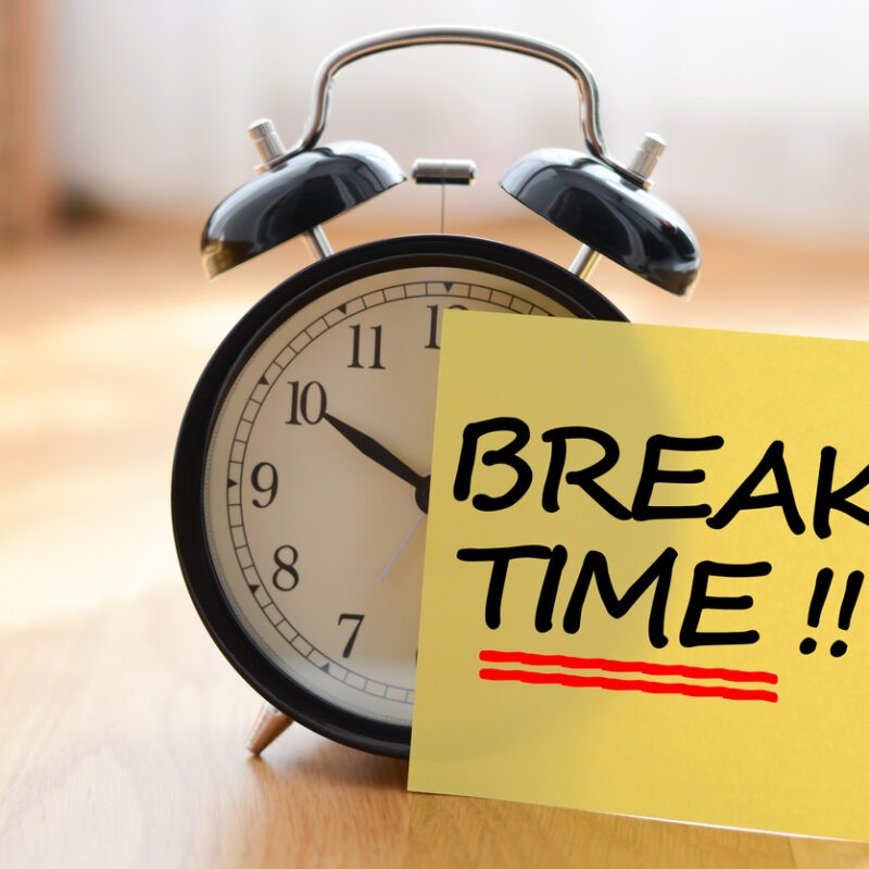 reveil post it break