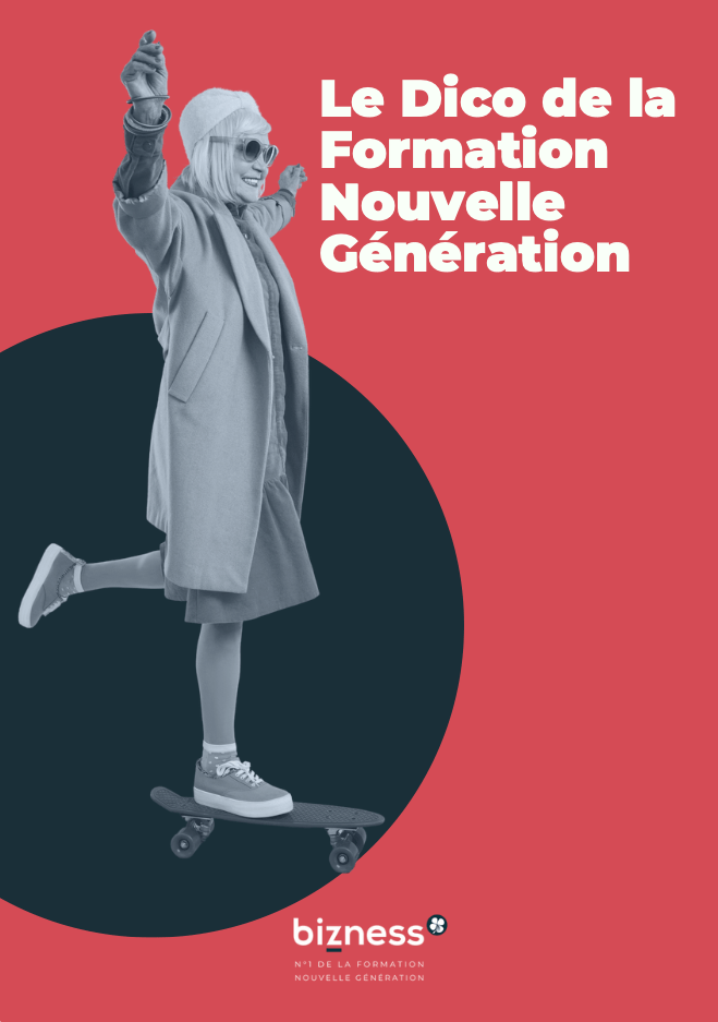 couverture livre formation nouvelle génération bizness rouge femme agée skateboard